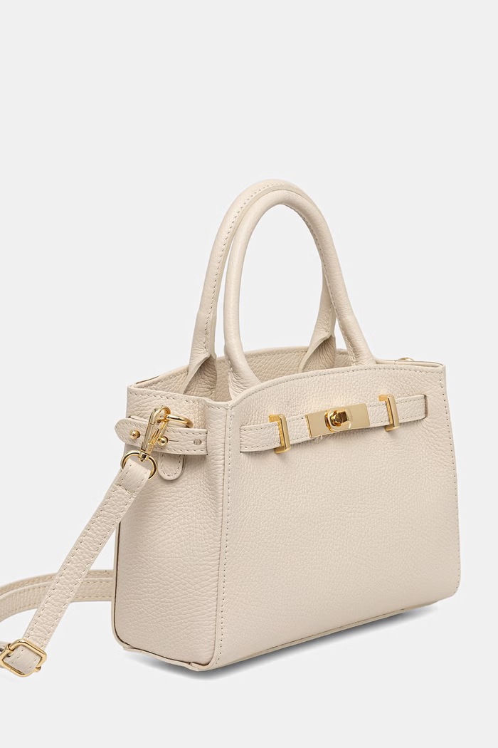 Answear.LAB torebka crossbody damska skórzana 1499.hak beżowy WS26