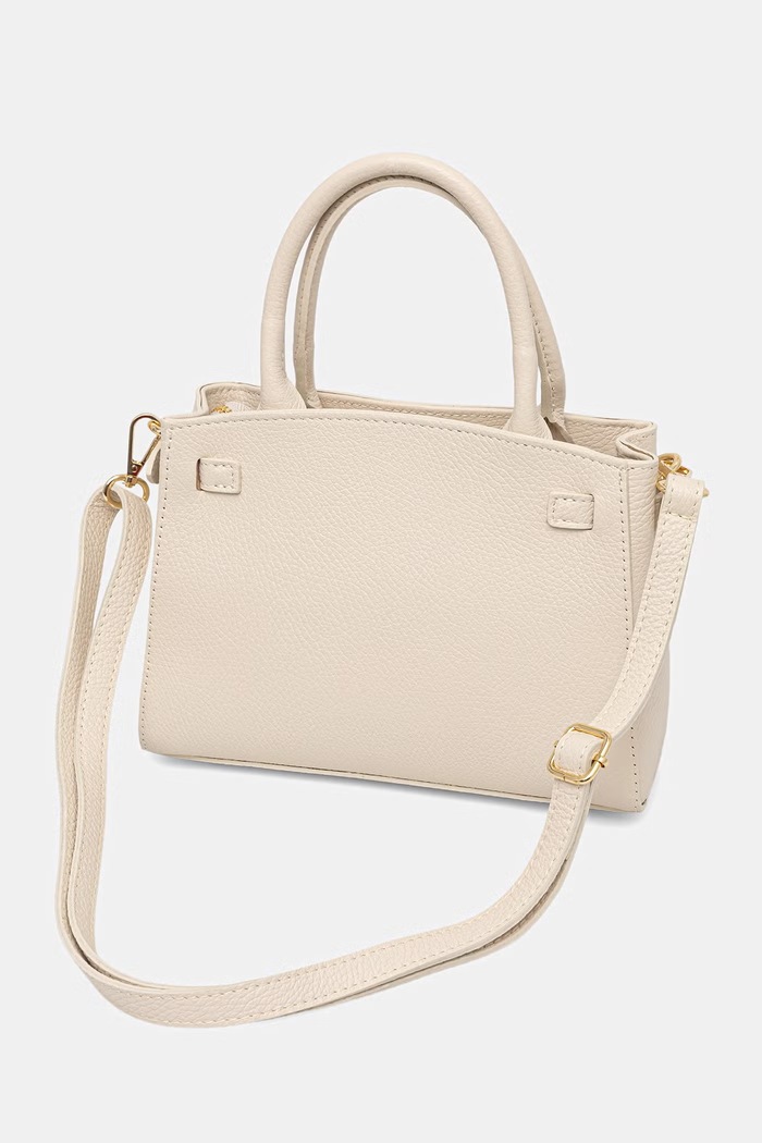 Akcesoria Answear.LAB torebka crossbody damska skórzana 1499.hak beżowy