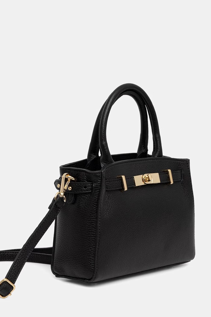 Answear.LAB torebka crossbody damska skórzana 1499.hak czarny WS26