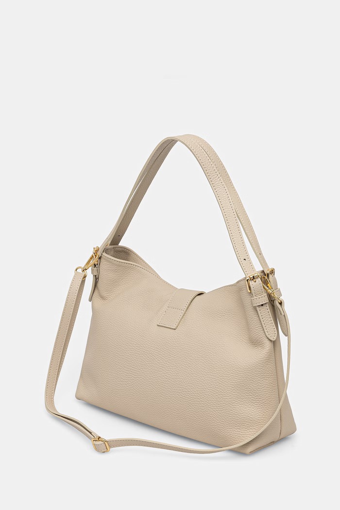 Doplnky Answear.LAB kabelka typu shopper dámska kožená SR40ML.PSR béžová