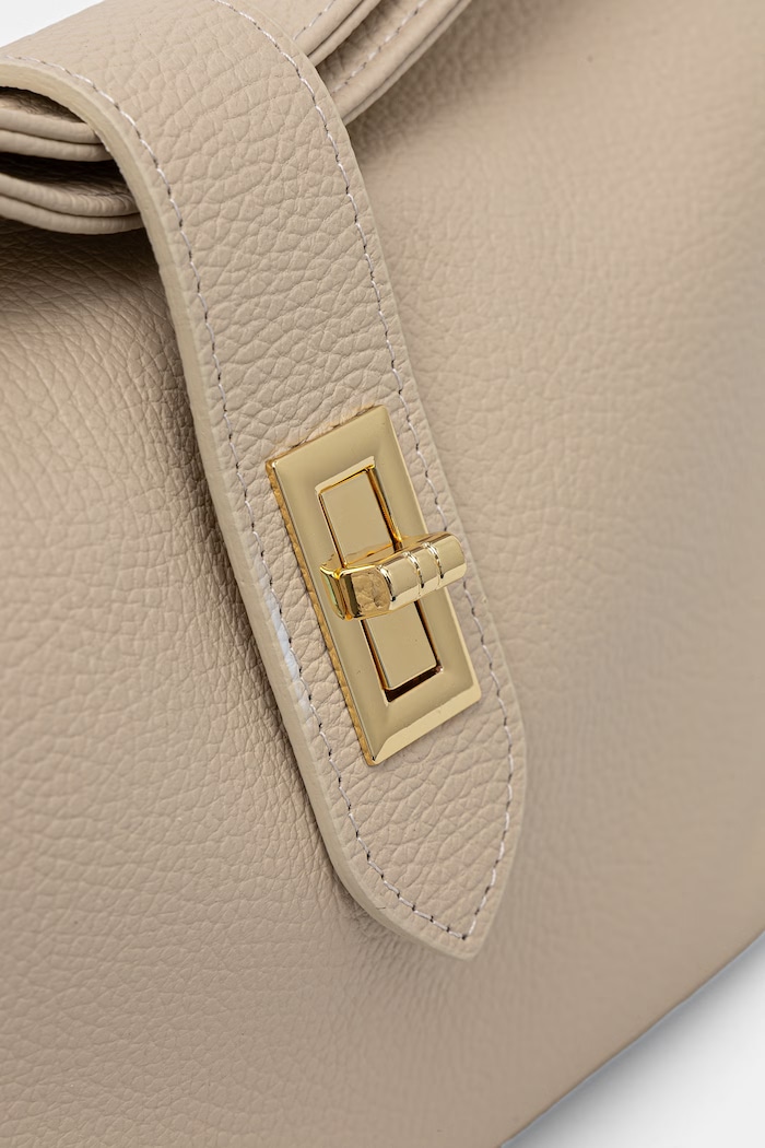 Answear.LAB kabelka typu shopper dámska kožená béžová SR40ML.PSR