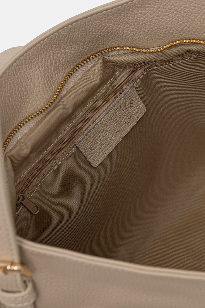 Answear.LAB kabelka typu shopper dámska kožená SR40ML.PSR béžová
