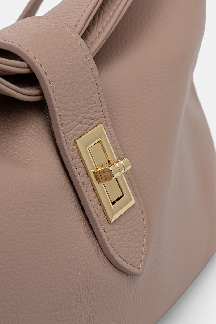 Answear.LAB kabelka typu shopper dámska kožená ružová SR40ML.PSR