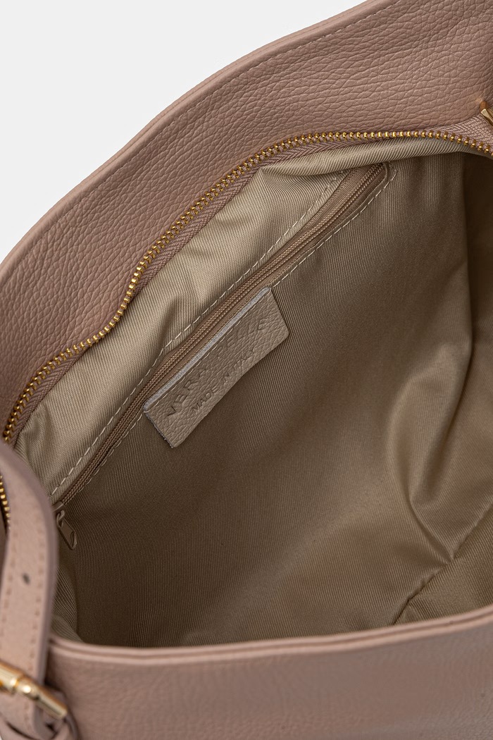 Answear.LAB kabelka typu shopper dámska kožená SR40ML.PSR ružová