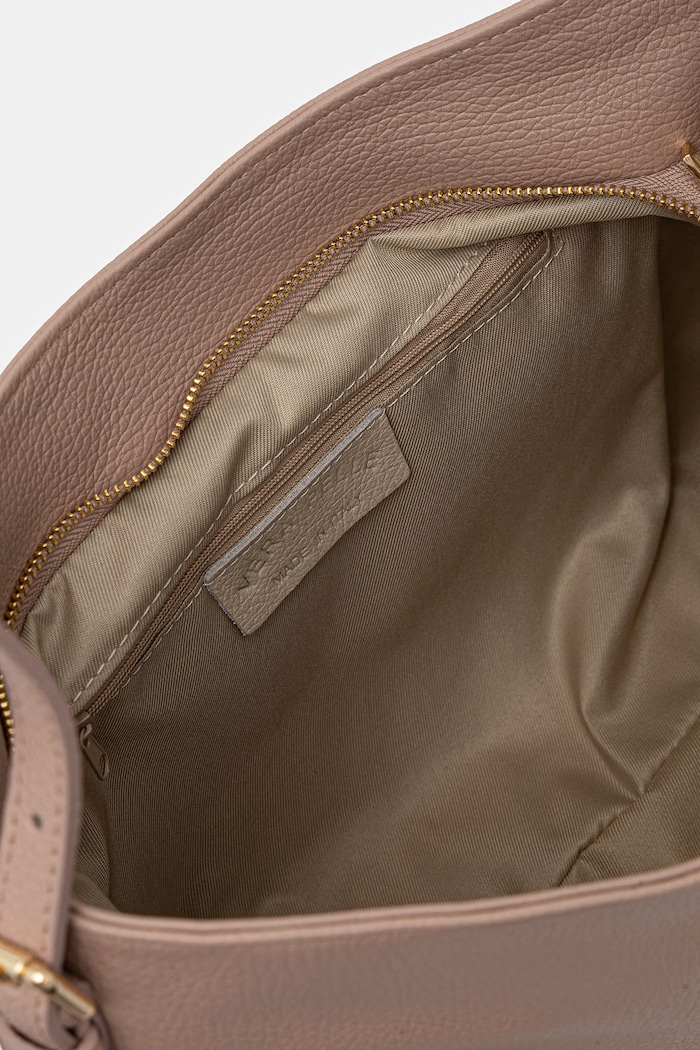 Answear.LAB kabelka typu shopper dámska kožená SR40ML.PSR ružová