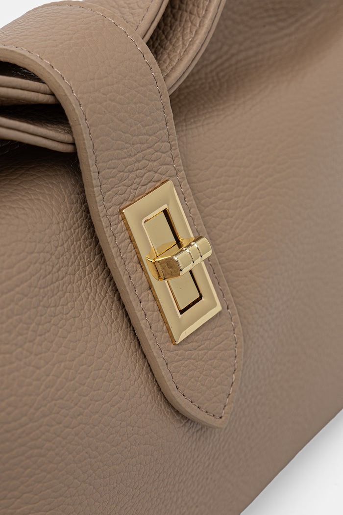 Answear.LAB kabelka typu shopper dámska kožená béžová SR40ML.PSR