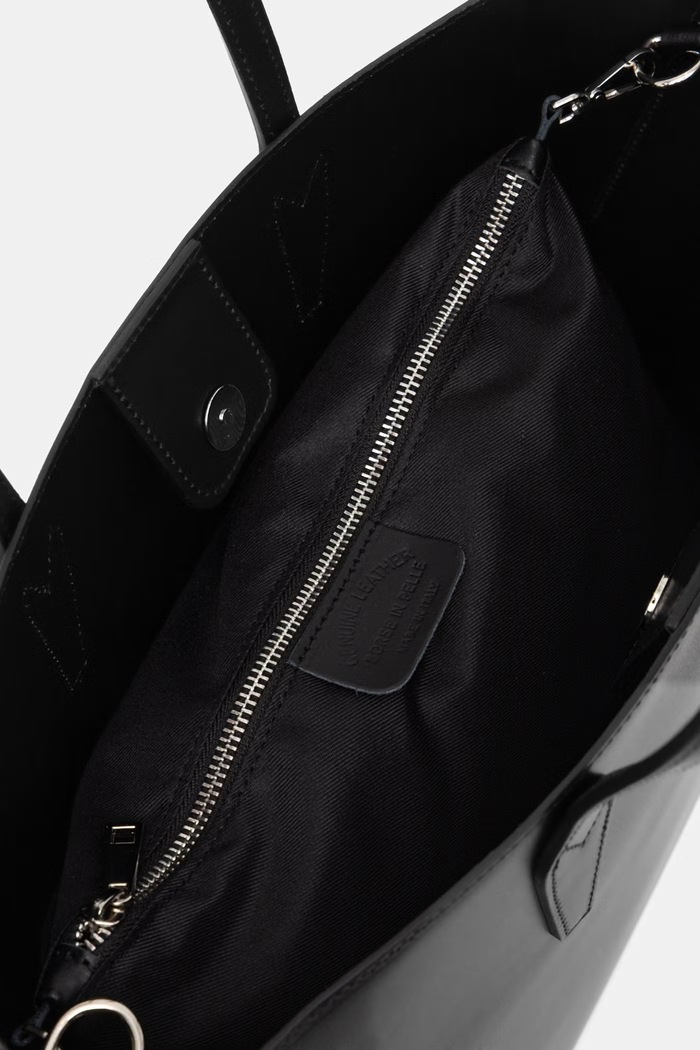 Answear.LAB torebka shopper damska skórzana SR46DL.PSR czarny