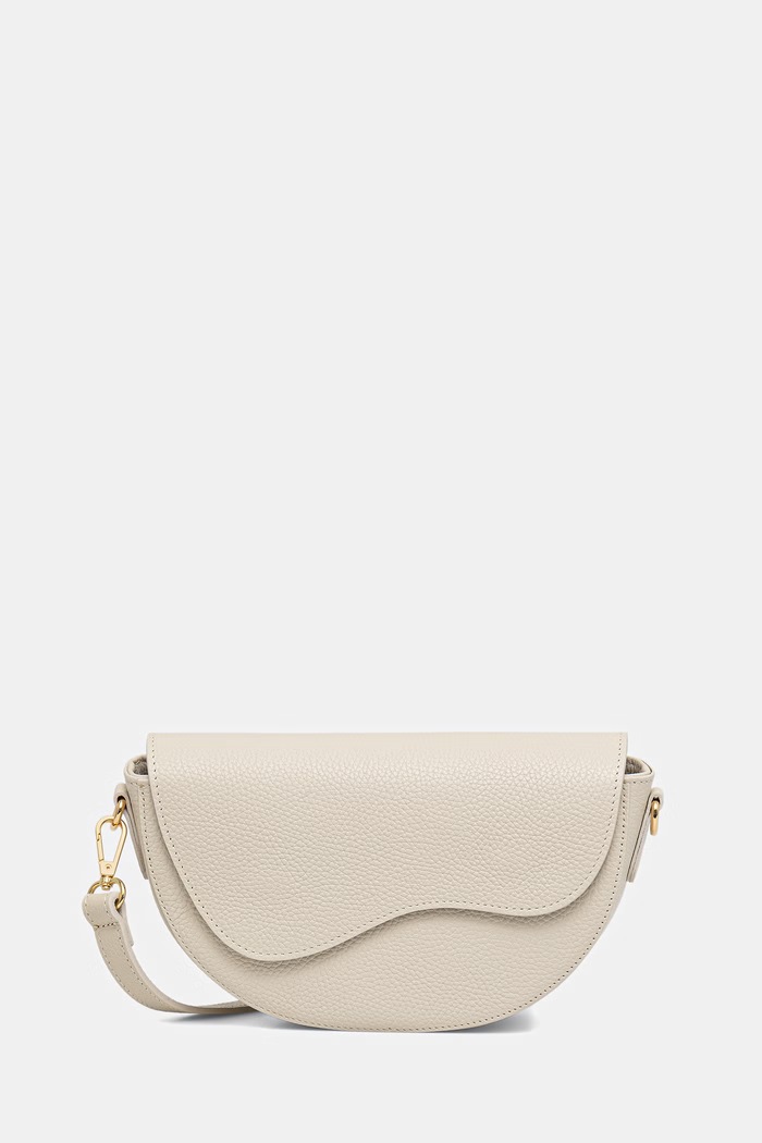 Answear.LAB crossbody kabelka dámská kožená béžová SR48ML.PSR