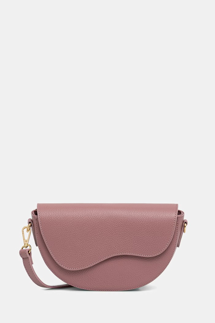 Answear.LAB crossbody kabelka dámská kožená fialová SR48ML.PSR