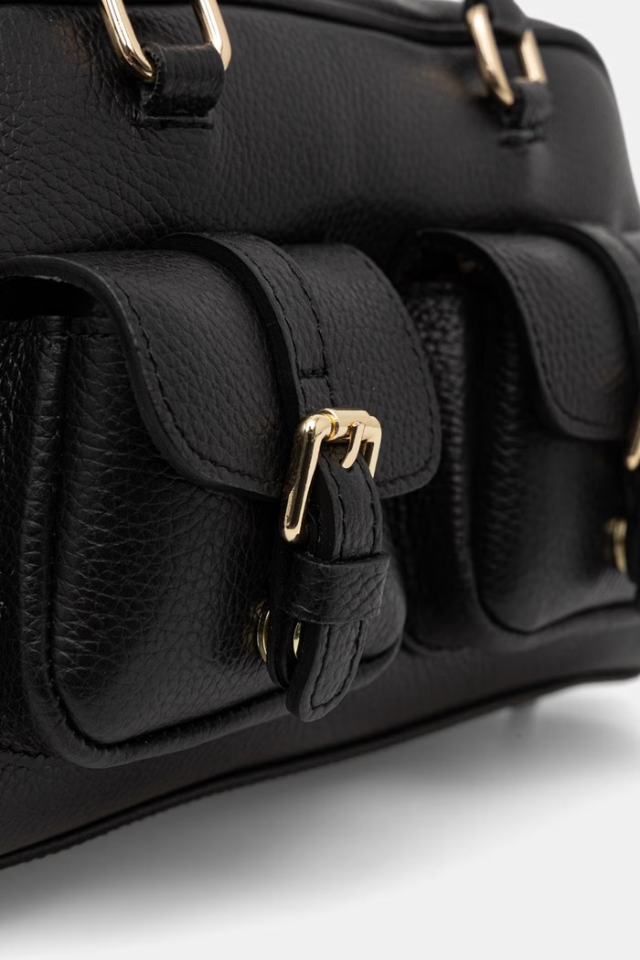 Answear.LAB crossbody kabelka dámska kožená čierna SR50ML.PSR