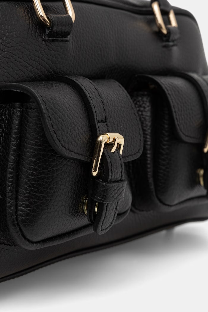 Answear.LAB crossbody kabelka dámska kožená čierna SR50ML.PSR