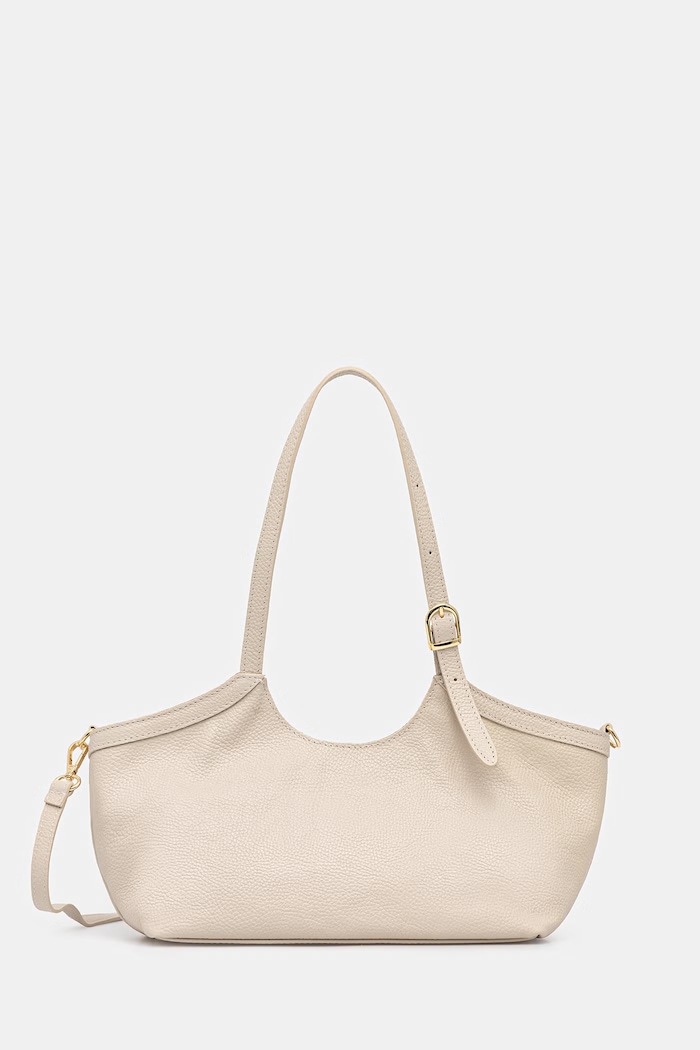 Answear.LAB torebka crossbody damska skórzana beżowy SR53SL.PSR