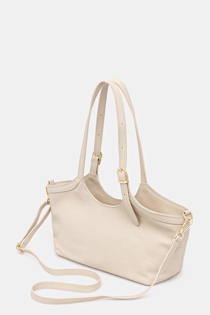 Akcesoria Answear.LAB torebka crossbody damska skórzana SR53SL.PSR beżowy
