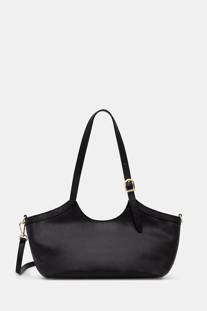Answear.LAB crossbody kabelka dámska kožená čierna SR53SL.PSR