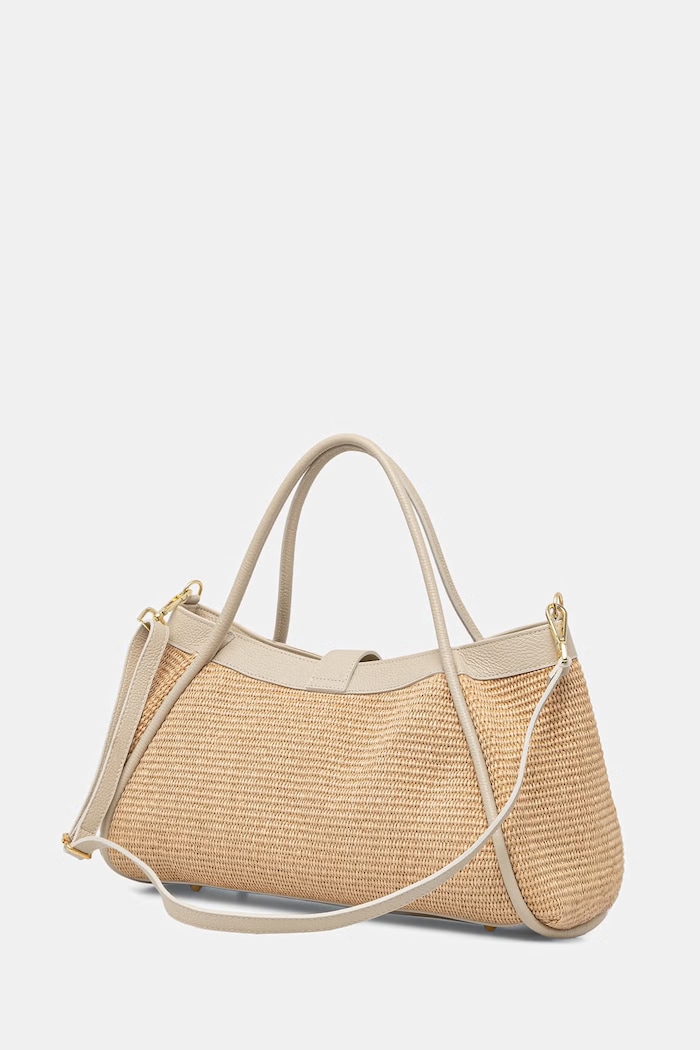 Doplnky Answear.LAB kabelka typu shopper dámska pletená say12013.ijk béžová