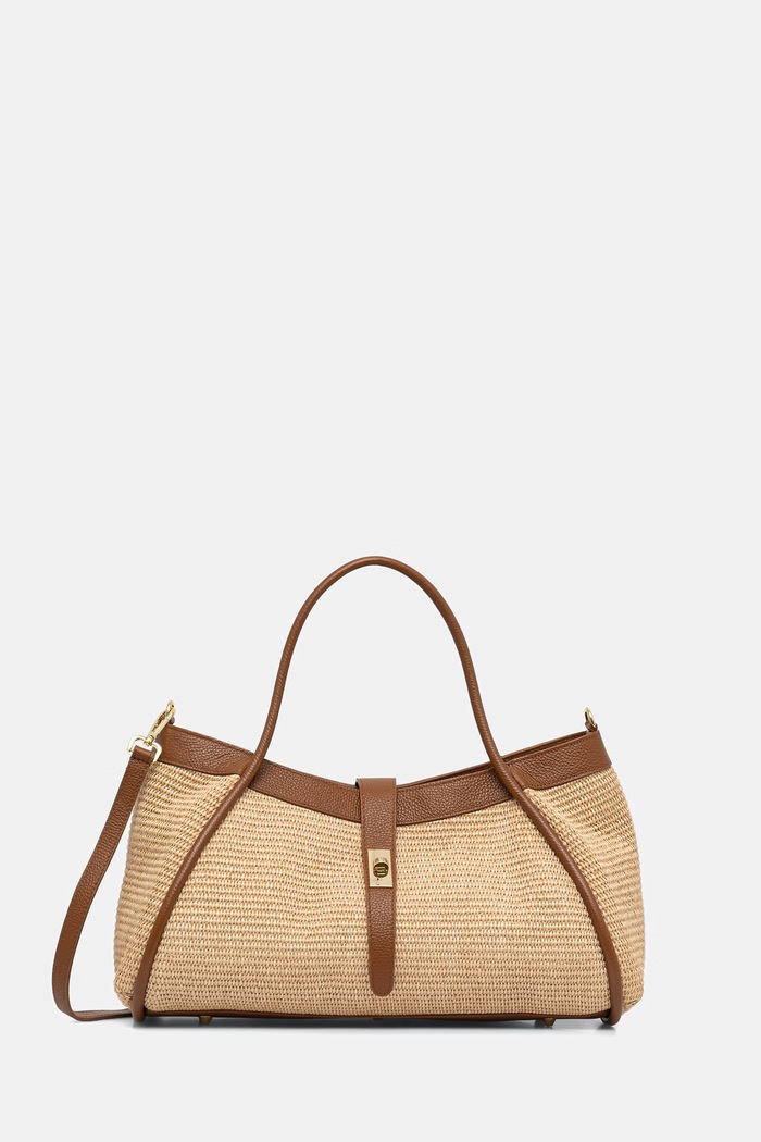Answear.LAB kabelka typu shopper dámska pletená hnedá say12013.ijk