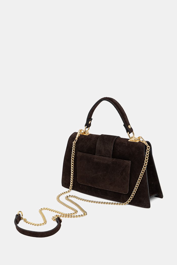 Accesorii Answear.LAB geantă shopper pentru femei, din piele întoarsă CDZ220123.ijk maro