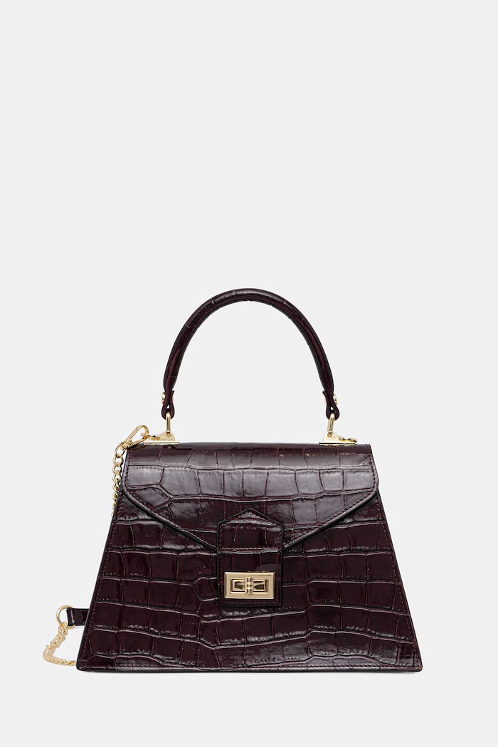 Answear.LAB geantă crossbody pentru femei din piele burgundia WQB1201.ijk