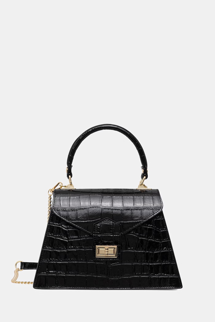 Answear.LAB geantă crossbody pentru femei din piele negru WQB1201.ijk