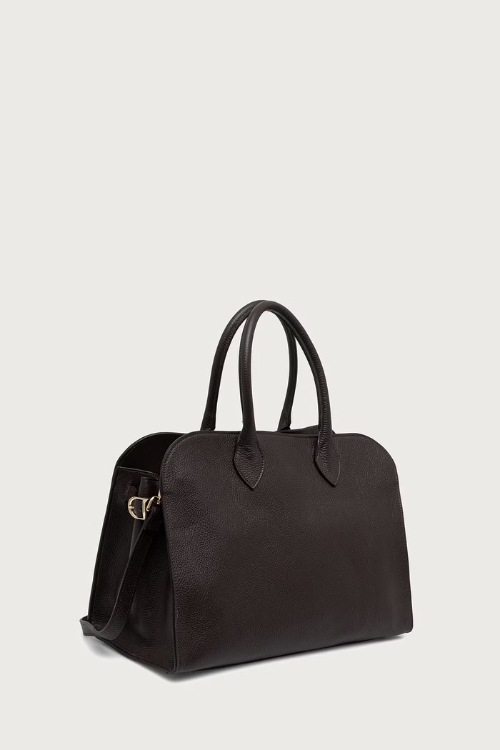 Answear.LAB torebka shopper damska skórzana hzb12055.ijk brązowy WS26
