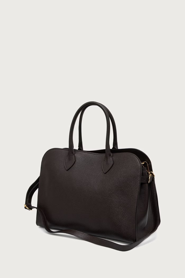 Akcesoria Answear.LAB torebka shopper damska skórzana hzb12055.ijk brązowy