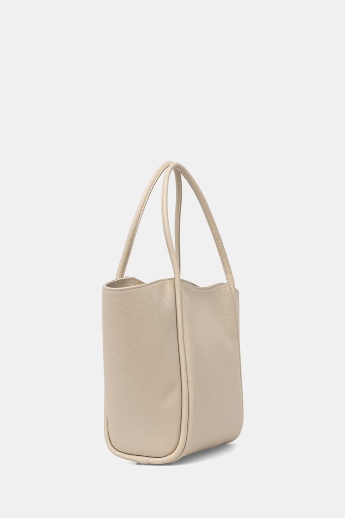 Answear.LAB torebka shopper damska skórzana sys1207.ijk beżowy WS26