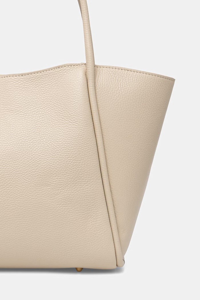 Akcesoria Answear.LAB torebka shopper damska skórzana sys1207.ijk beżowy