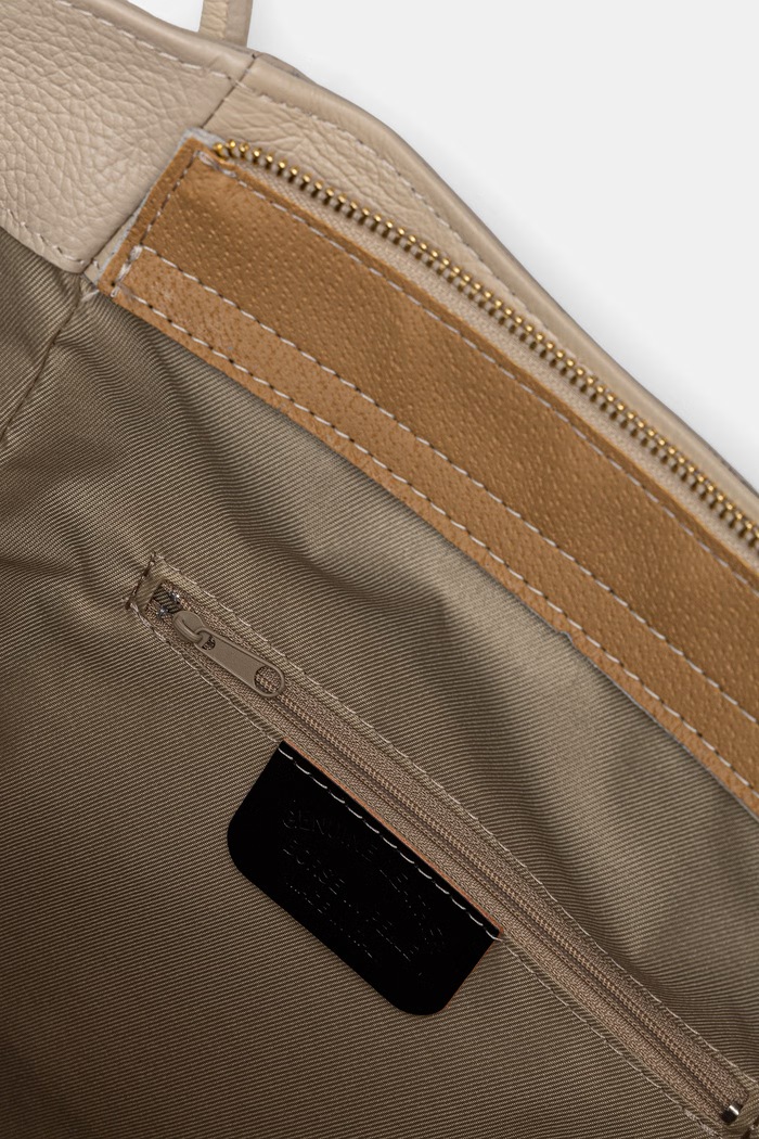 Answear.LAB torebka shopper damska skórzana sys1207.ijk beżowy