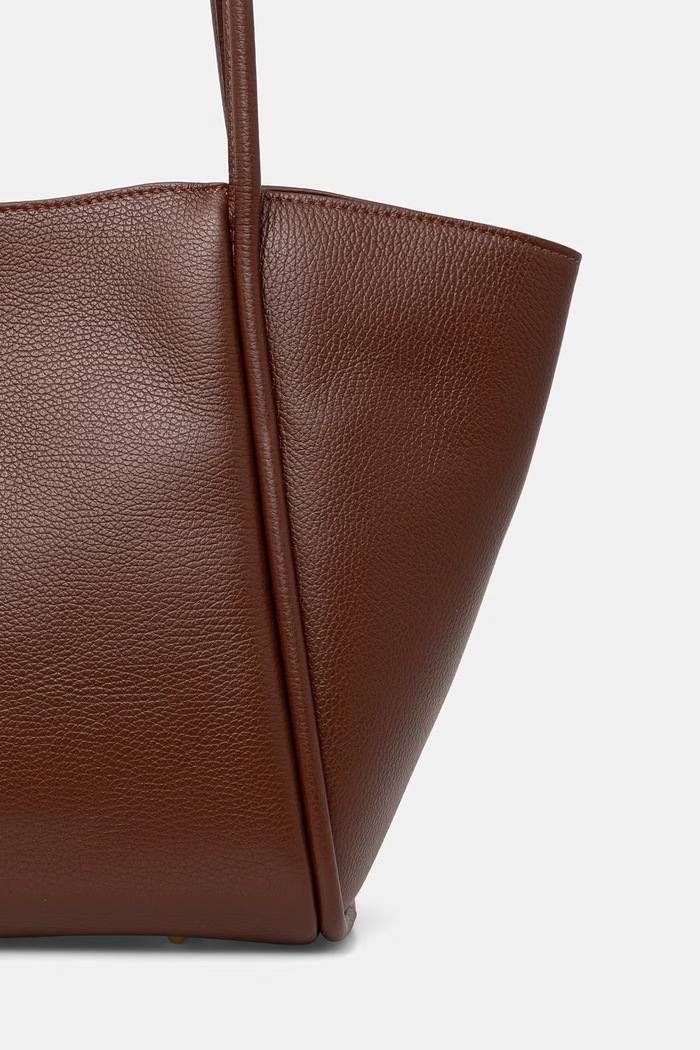 Akcesoria Answear.LAB torebka shopper damska skórzana sys1207.ijk brązowy