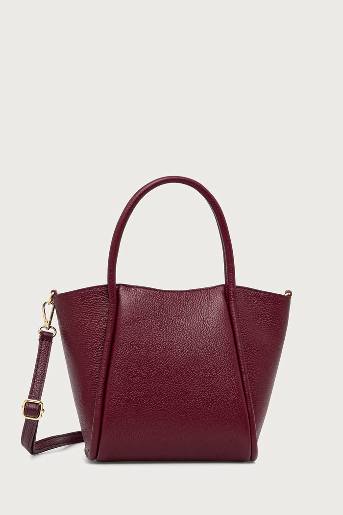 Answear.LAB torebka shopper damska skórzana fioletowy sys1204.ijk