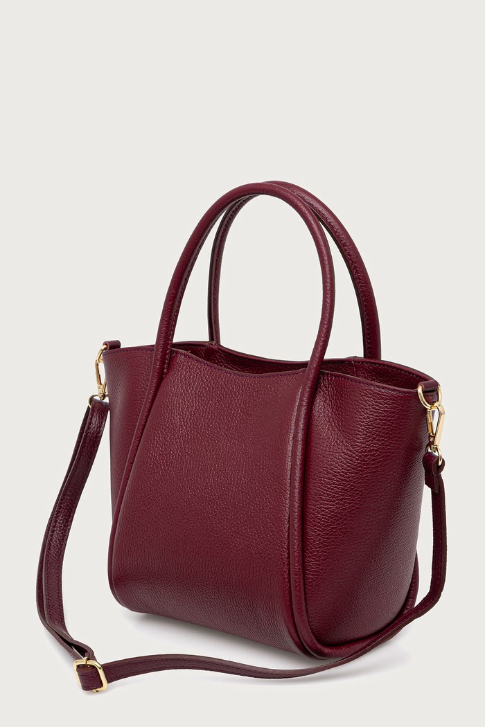 Akcesoria Answear.LAB torebka shopper damska skórzana sys1204.ijk fioletowy