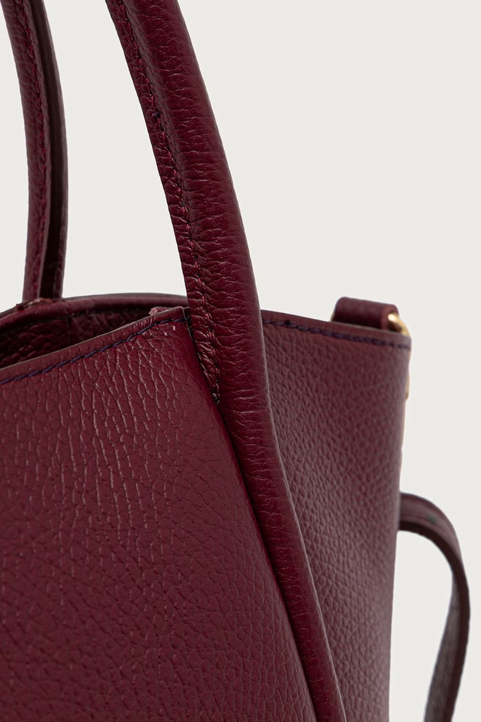 Answear.LAB torebka shopper damska skórzana fioletowy sys1204.ijk
