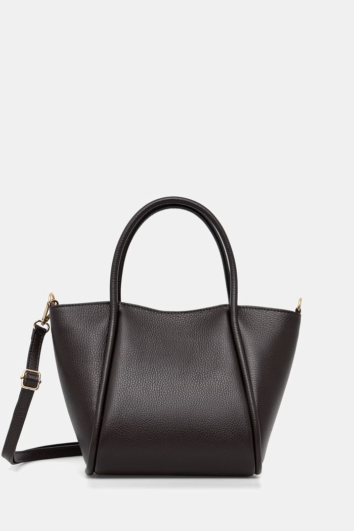 Answear.LAB torebka shopper damska skórzana brązowy sys1204.ijk
