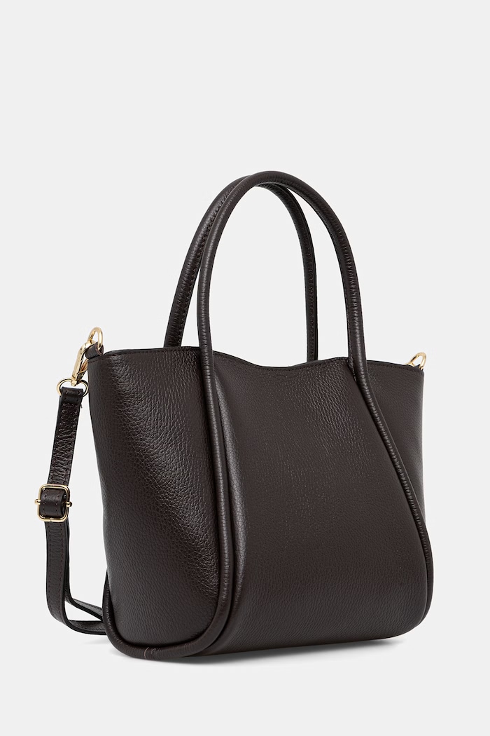 Answear.LAB torebka shopper damska skórzana sys1204.ijk brązowy WS26