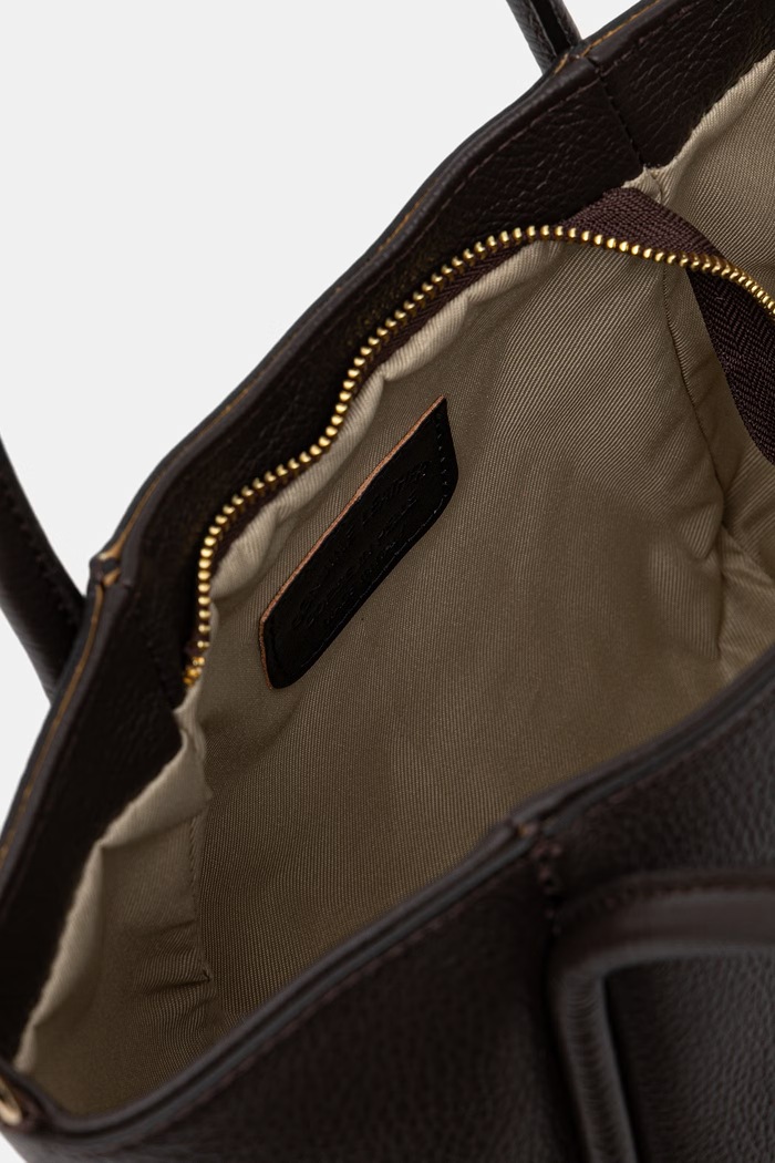 Answear.LAB torebka shopper damska skórzana sys1204.ijk brązowy