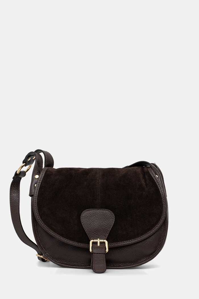 Answear.LAB crossbody kabelka dámská kožená hnědá MXC12023.ijk