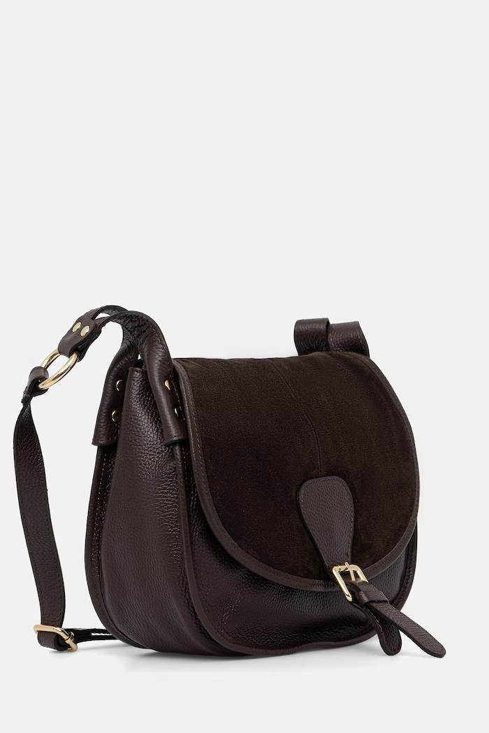 Answear.LAB crossbody kabelka dámská kožená MXC12023.ijk hnědá WS26