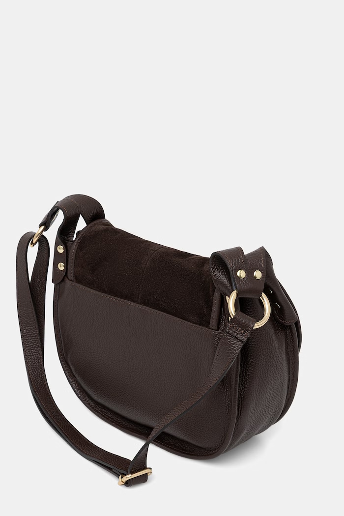 Doplňky Answear.LAB crossbody kabelka dámská kožená MXC12023.ijk hnědá