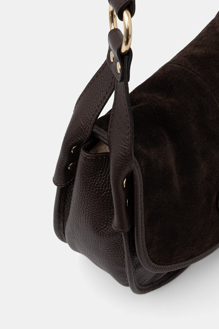 Answear.LAB crossbody kabelka dámská kožená hnědá MXC12023.ijk