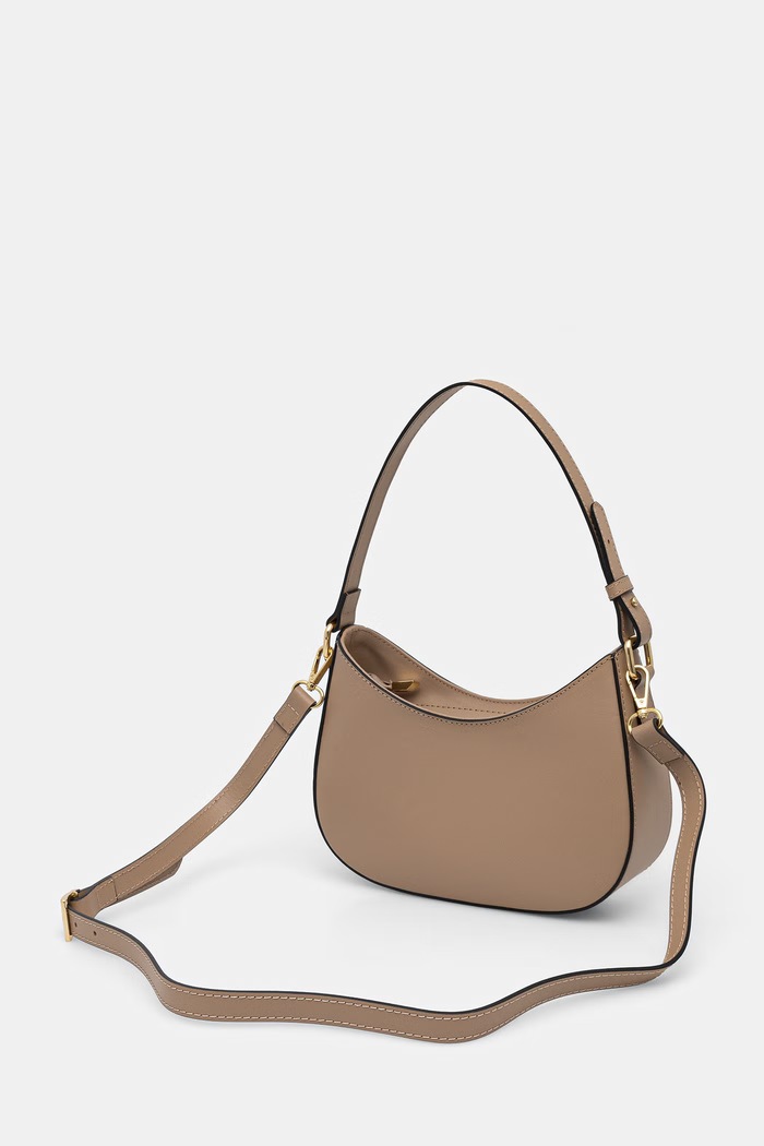 Answear.LAB crossbody kabelka dámska kožená béžová 2356.isr