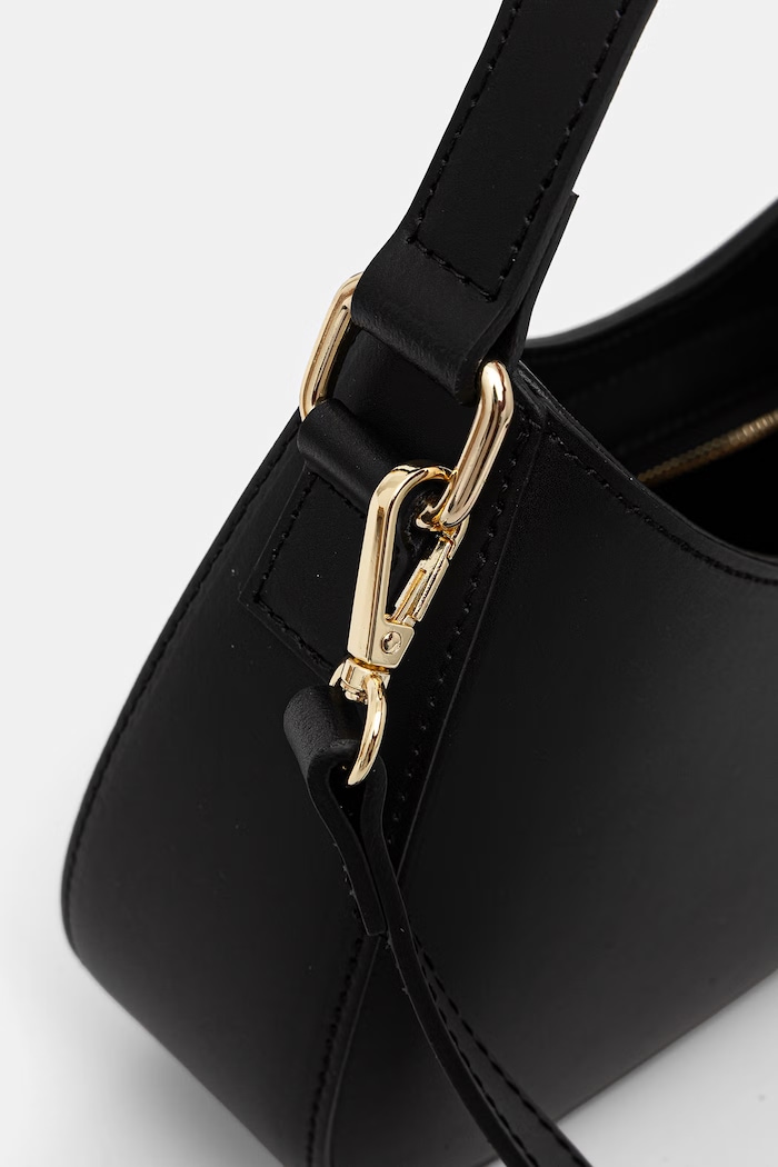 Answear.LAB Crossbody kabelka dámska kožená čierna 2356.isr