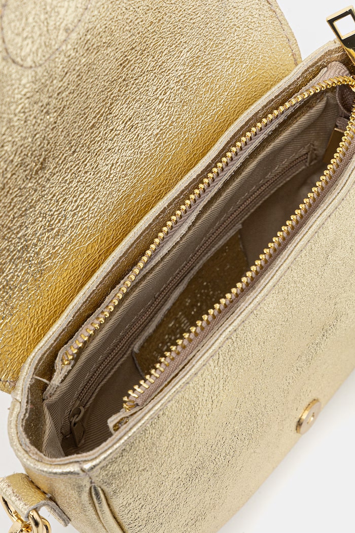 Answear.LAB torebka crossbody damska skórzana 110506 złoty