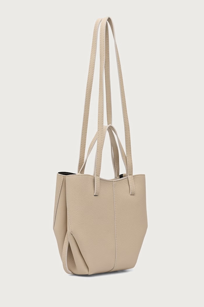 Answear.LAB Torebka damska skórzana a00003-p.leather.ijk beżowy WS26