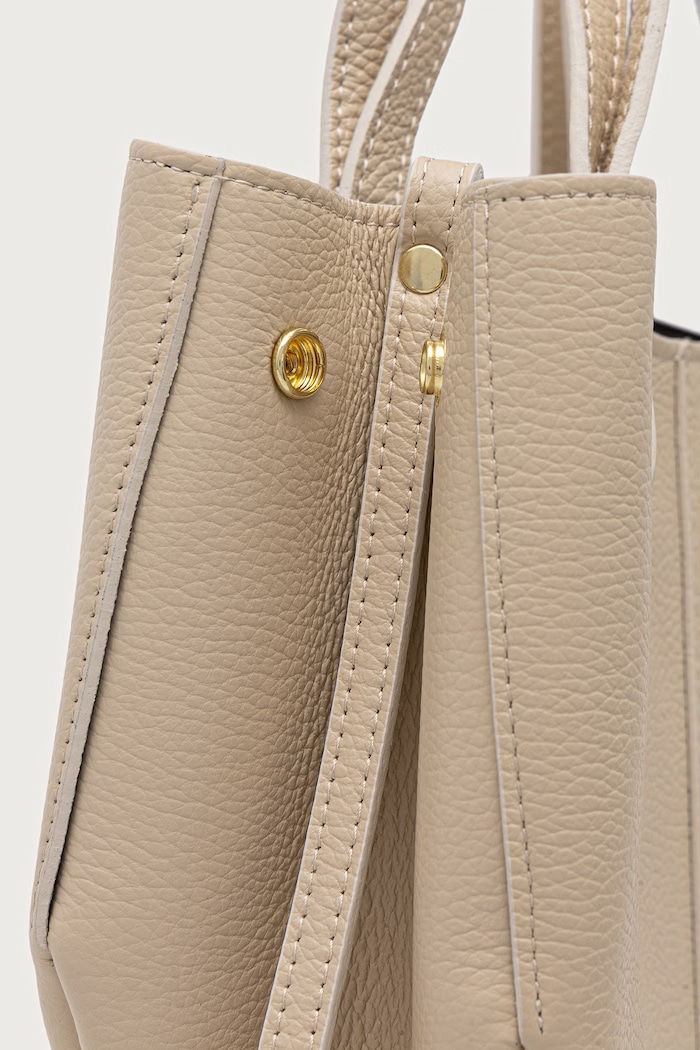 Torebka damska skórzana Answear.LAB a00003-p.leather.ijk beżowy