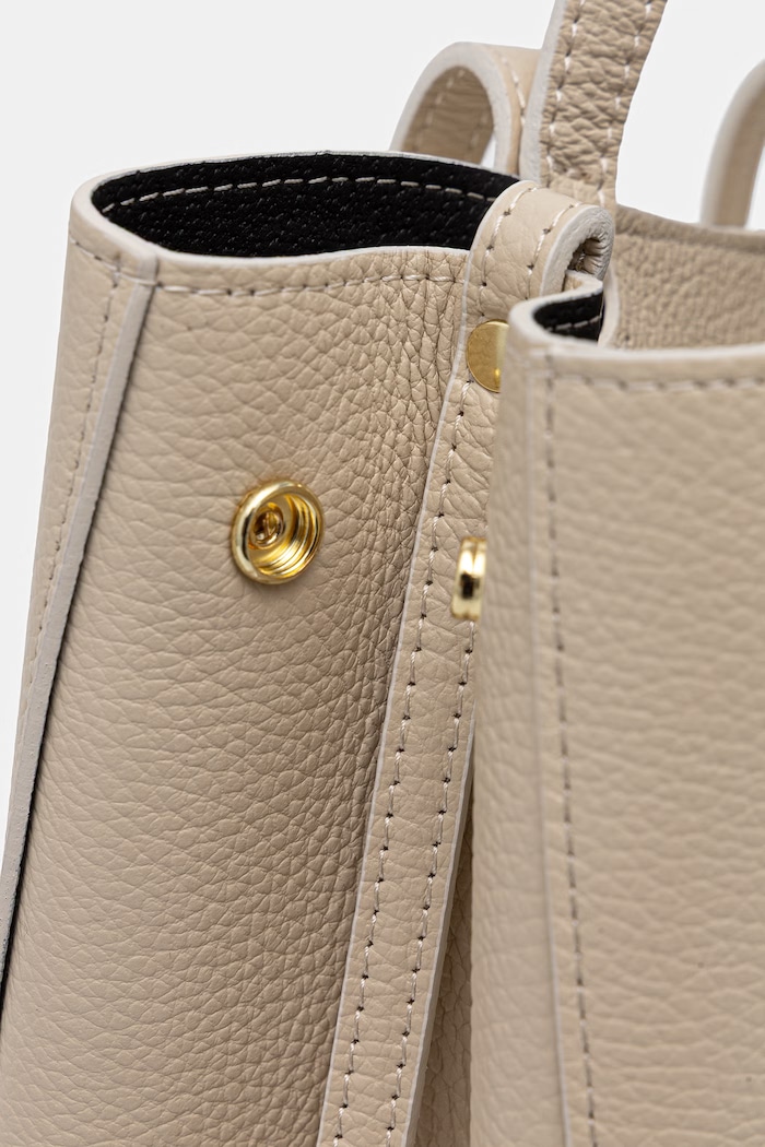 Answear.LAB női bőr táska a00003-p.leather.ijk bézs