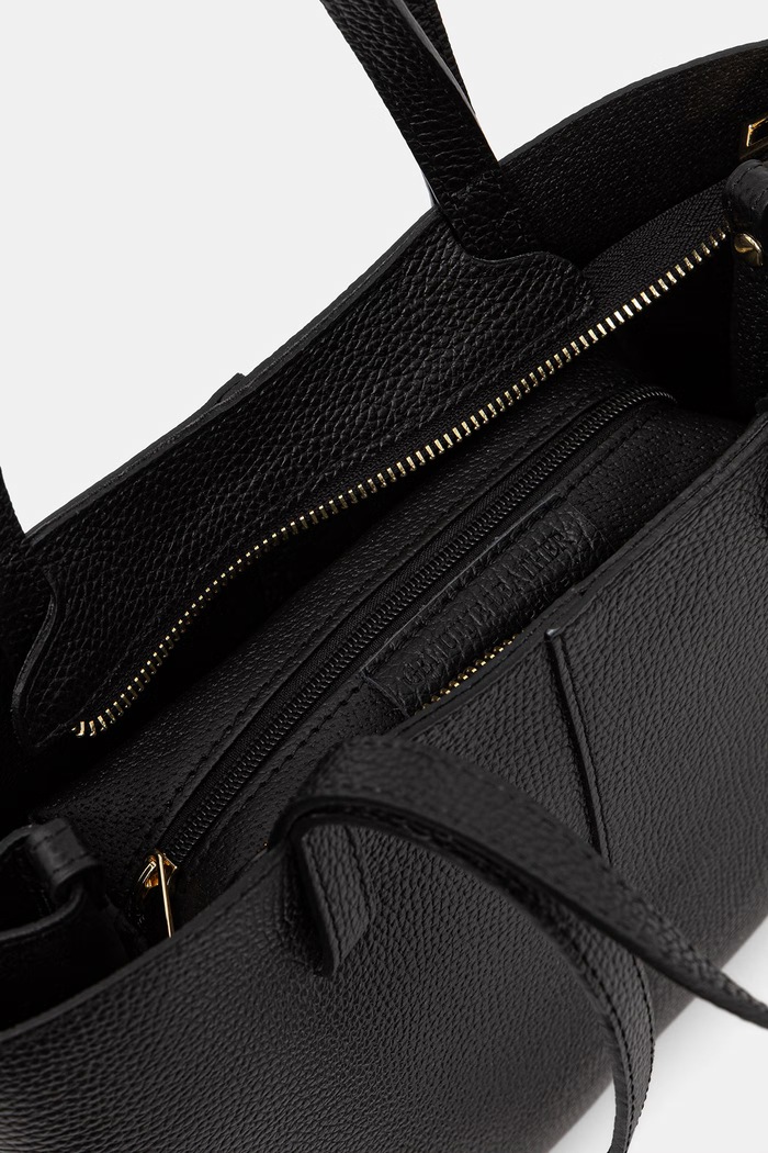 Answear.LAB geantă pentru femei din piele a00003-p.leather.ijk negru