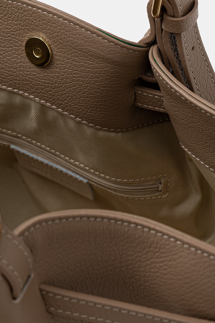 Answear.LAB kabelka typu shopper dámska kožená A00117-G.ijk hnedá