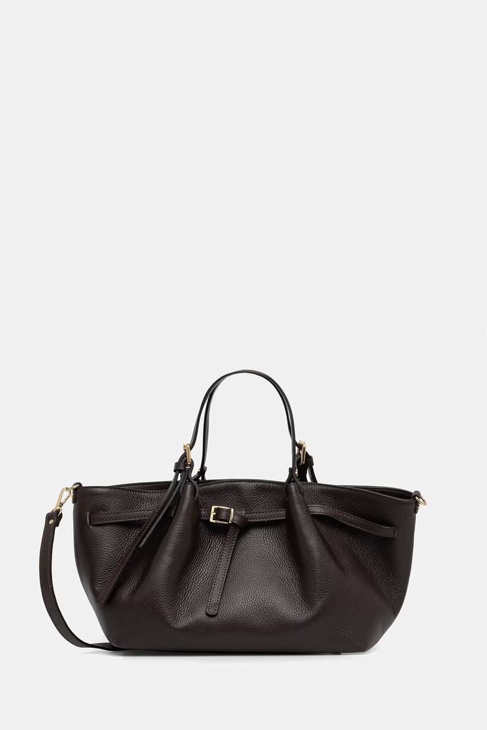 Answear.LAB kabelka typu shopper dámska kožená hnedá A00117-G.ijk