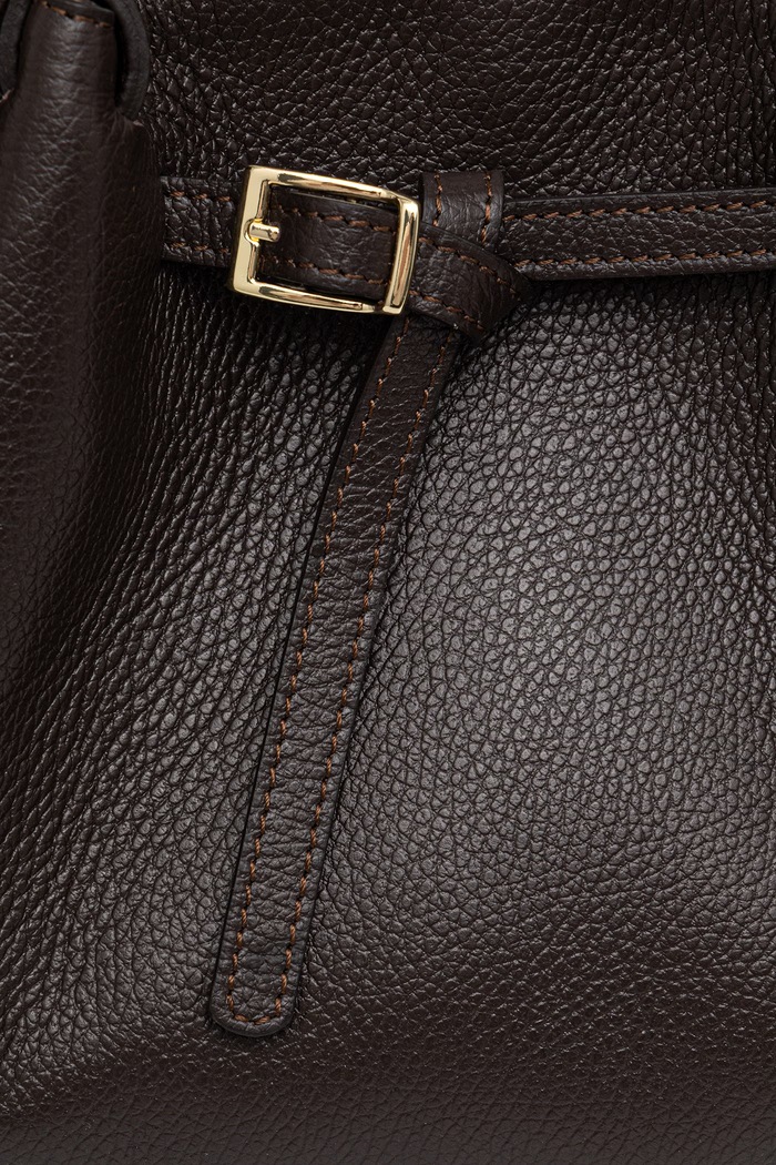 Answear.LAB kabelka typu shopper dámska kožená A00117-G.ijk hnedá