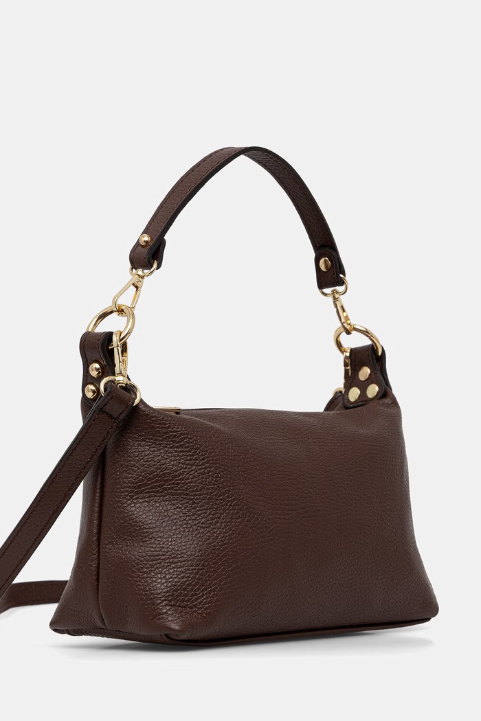 Answear.LAB mala torba hobo za žene kožna A00122.ijk smeđa WS26